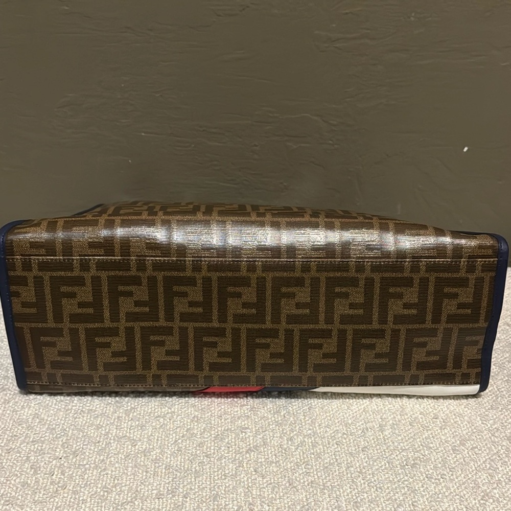 Authentic Fendi x FILA FendiMania Zucca Logo Clutch Pouch w/ COA & Dust Bag - Picture 9 of 11